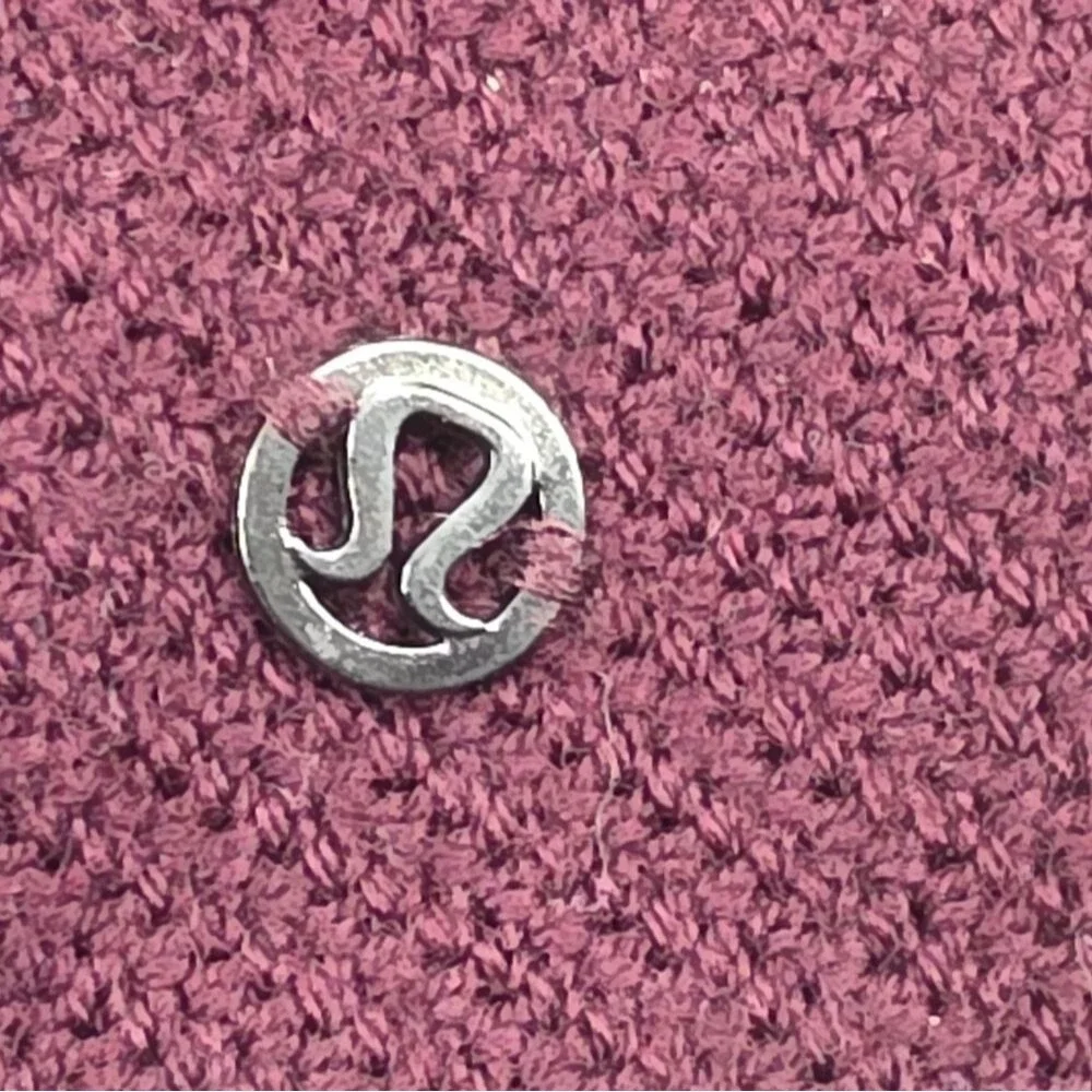 Lululemon Merino Wool Crewneck Pullover Knit Savannah Sweater Maroon Size 8